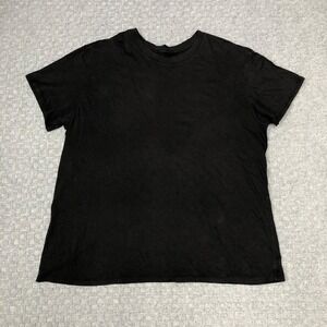 Lululemon Shirt Mens Large Black Crewneck Short Sleeve T-Shirt Tee Athletic Norm